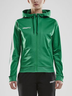 Craft Hoodie Fullzip Pro Control green/white Women